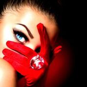 red-glove-girl-diamond-ring